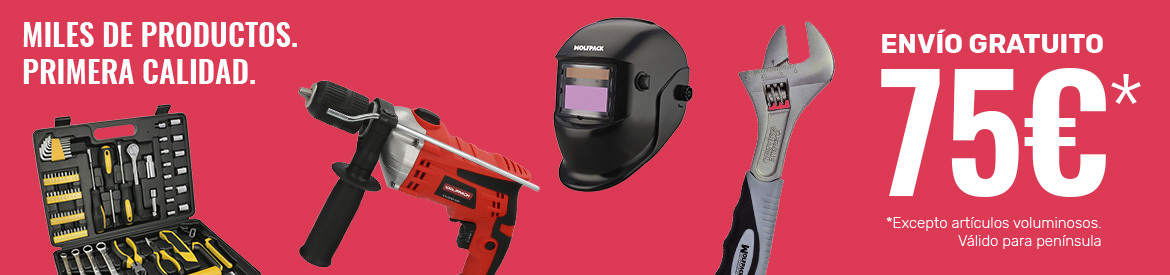 Envío gratuito a partir de 75€